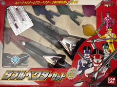 BANDAI Power Rangers Time Force Timeranger Double Vector Set DX Weapon Japan