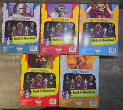 Complete Set of 5 Trick or Treat Goosebumps Action Figures + Bonehead Halloween