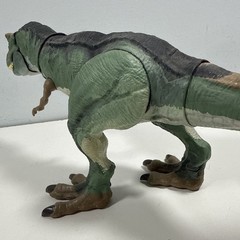 Custom Mattel Jurassic World Bull Buck T-Rex Rebirth Inspired Green Rex Escape