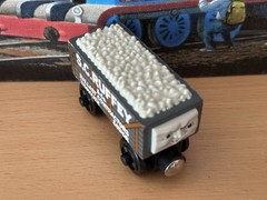 1998 Authentic Learning Curve Britt Allcroft Wooden Thomas Train S.C. Ruffey!