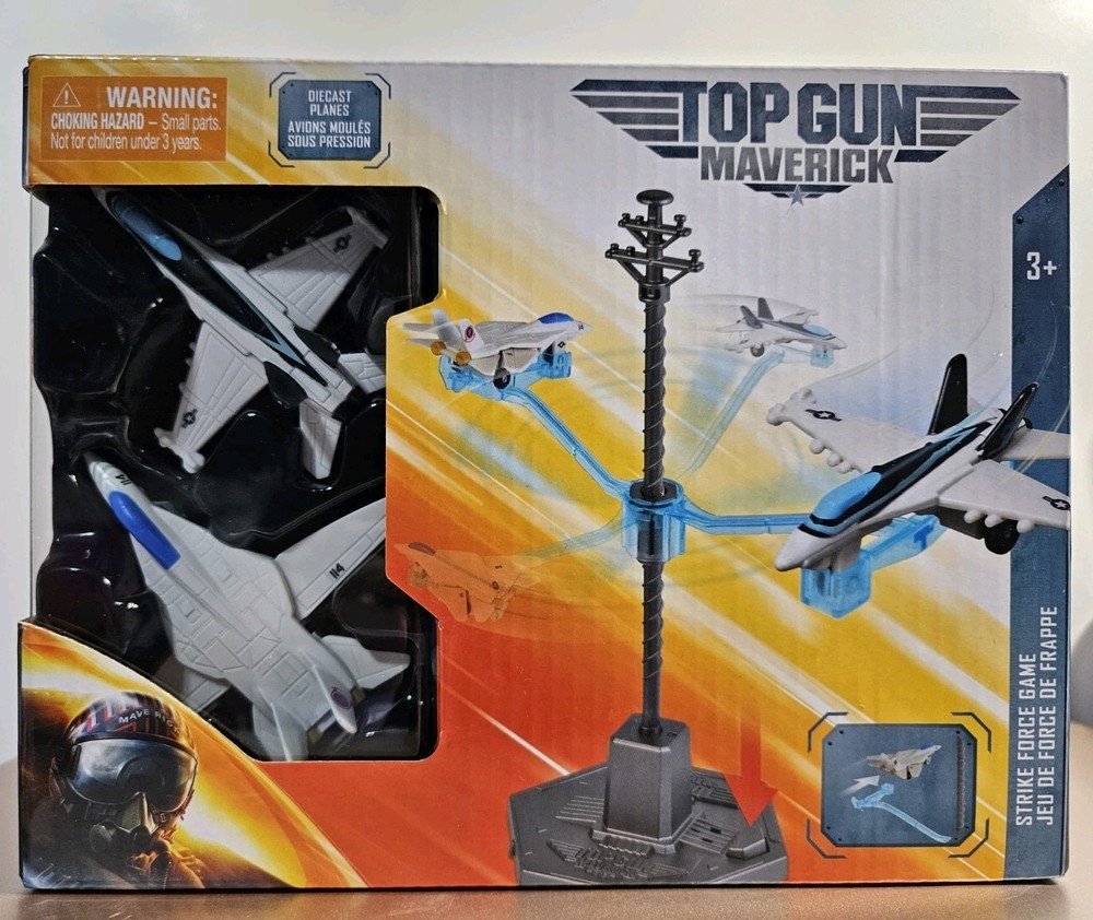 Top Gun Maverick-Diecast Planes-Strike Force Game Jet Set