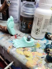 1:12 Scale Stylized Zomb Custom Figure In Jumpsuit