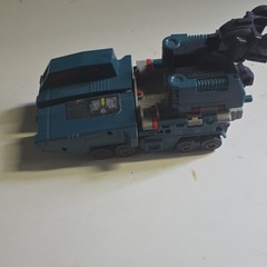 Transforming Truck Robot Action Figure Plastic, Blue/Purple/Black/Gray