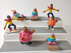 Fat Albert And The Junkyard Gang Set of 7 PVC Toys Hong Kong Figures Rare