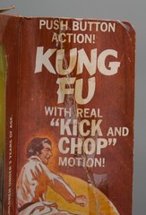 Vintage AS IS Durhams Kung Fu #3010 Push Button Kick & Chop Action Figure Doll