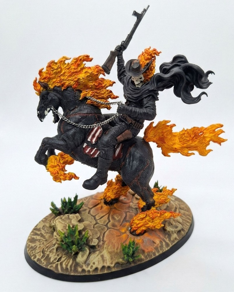 Custom Made Marvel Figurine Carter slade Ghost Rider