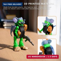Italian Brainrot Fusion Figure Set – 3D Printed DIY Memes Action Figures, Poseab