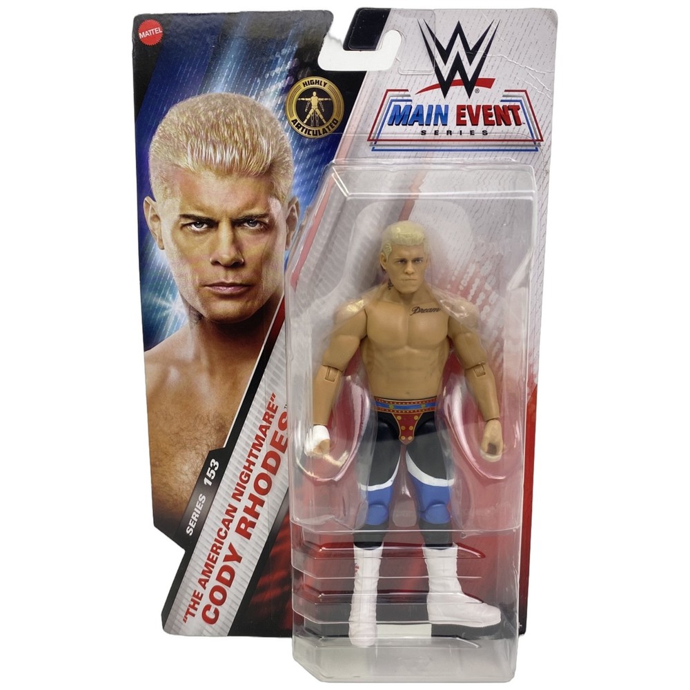 WWE American Nightmare Cody Rhodes 6″ Action Figure Mattel New Basic Series 153