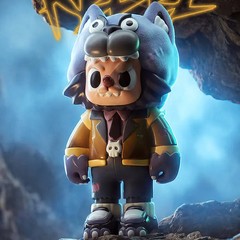 Rebel Bear Monster Blind Box Flocked Figure Gift