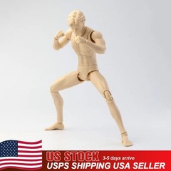 US Mirrfig 1/12 Male Super Flexible Moveable Thin Joint Body Model For 6″ Figure