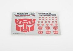 Transform G1 Autobots and Decepticons Stickers Symbol Logo Sign New