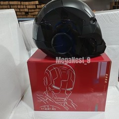 2026 BLACK Iron Man MK5 Helmet 1:1 Voice-controlled Mask Transform Cosplay Prop