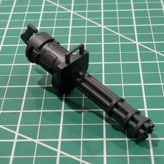 Custom Sci-fi Minigun resin 1/10 scale McFarlane Legends Classified Mini Gun
