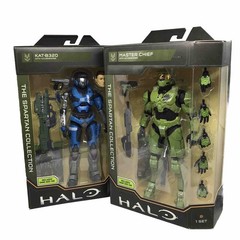 (2) Halo Jazwares WCT Spartan Collection Series 1: Master Chief & KAT-B320 2020