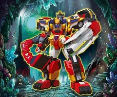Authentic SAMG Metal Cardbot S BLASTRAIN & FLAMENOVA Transforming Robot Car Set