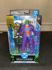 Batman (Dark Knights: Death Metal) Jokerized Gold Label 7″ Figure – NIB