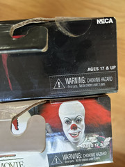 NECA Reel Toys IT Pennywise Lot of 8″ figures – It the Movie 1990 and It 2017