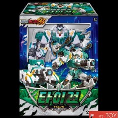Metal Cardbot W HEAVY IRON W+BLUE COP W+PHANTOM HORNET+TIGUN 4-Robots cars set