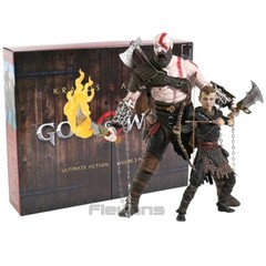 Neca God of War Kratos Atreus Ultimate Action Figure 2 Pack Collection Official