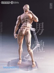 Stock Romankey X COWL 1:12 Flexible Man Jointed 6″ Male Action Figure Head Body