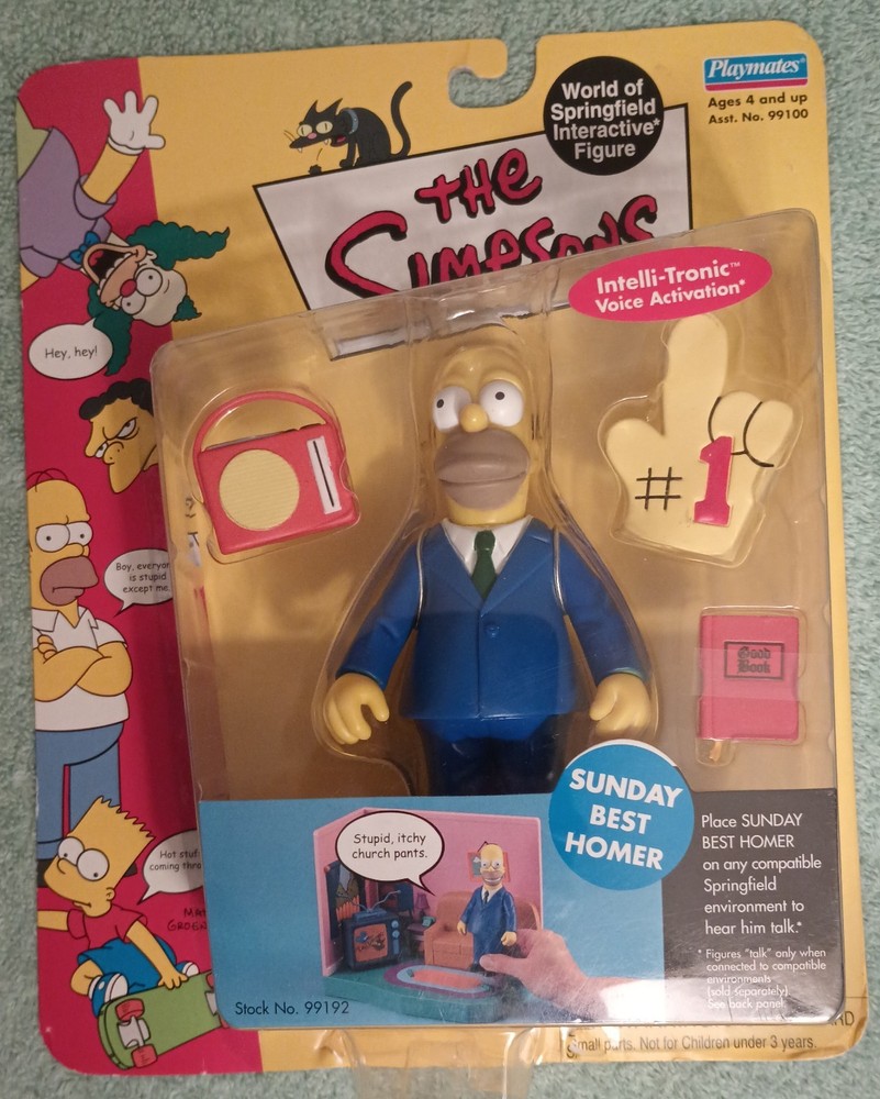Playmates, World of Springfield, The Simpsons – Series 3 – Sunday Best Homer
