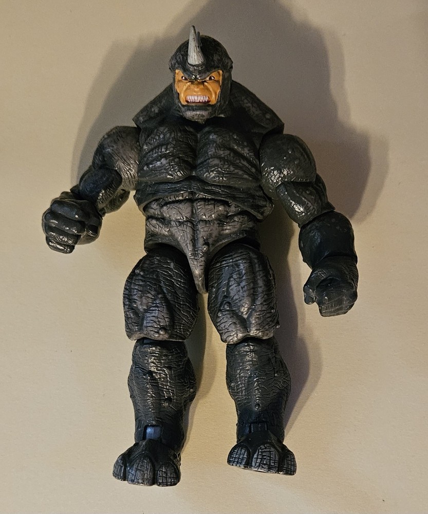 Marvel Spider-Man Rhino Action Figure 5″ Fully Jointed Gray Villain Toy ⚔️B&B