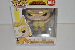 FUNKO POP! ALL MIGHT (TEACHER) MY HERO ACADEMIA 604 BOBBLE-HEAD FIGURINE (SJL72)