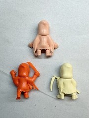 2025 Culturefly Scream Ghostface Tiny Mights Set Of 3 Peach Yellow Pink W/ Case
