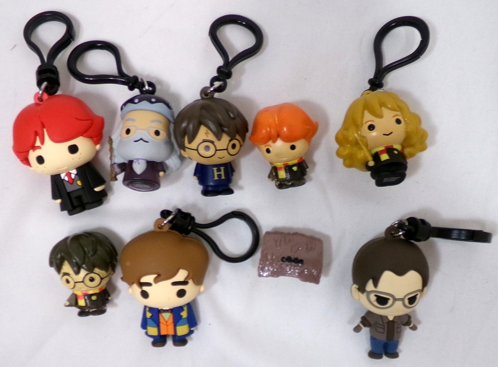 Monogram Harry Potter Bag Clip Lot Newt Ron Harry Hermione Dumbledore