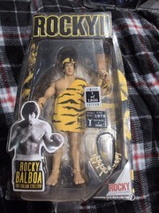 Caveman Rocky Balboa Rocky II Movie Action Figure New 2006 Jakks 1/1800 Rare