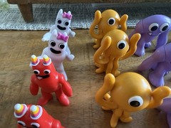 Garten Of Banban Mini Figure Lot Of 17 Josh, Fiddles, Flin, Banberina Etc
