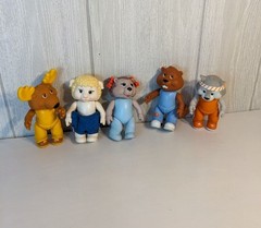 Vintage 1984 TOMY Get Along Gang Dress Up Figures Set Of 5 EUC