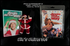 Custom 8″ Mego Arnold Schwarzeneger Howard Jingle all the way Action Figure