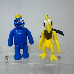 PhatMojo Blue Yellow Figures Lot Roblox Game Rainbow Friends Posable 5″ Set of 2