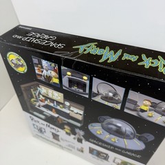 Rick and Morty Spaceship & Garage Construction Set, 293 Pieces, Ages 14+