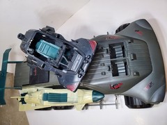GI Joe 1990 Cobra Hammerhead for parts Incomplete With Pod Submarine