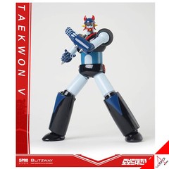 5PRO STUDIO Alloy Robot Taekwon V 17cm High Quality Mini Action Figure Korean