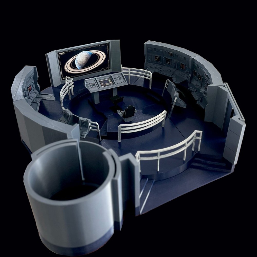 Custom USS Enterprise (NX-01) Bridge for 4.5 IN (1:16) FIGURE