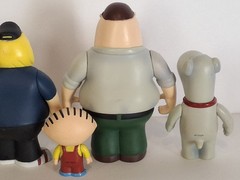 2006 Mezco Family Guy 6 Figure Lot Peter Lois Chris Meg Brian Stuey 3.5″ – 1.5″