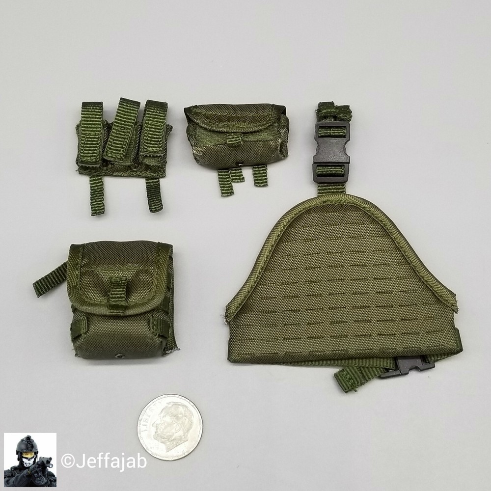 1:6 Easy & Simple CBI Enforcer Corps Yuri Leg Panel & Pouch Set #2 for 12″ GIJoe