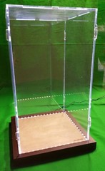 10 x 10 x 18 Display Case for Hot Toy Figures 1/6 Scale, Statue, Doll, LED Light