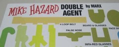 Marx Mike Hazard Store Display Secret Agent Best of the West Double Agent READ