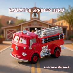 Disney Pixar Cars Radiator Springs Firefighter – Red 1:55 Die-cast Metal Toy Car
