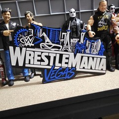 WWE Mattel WrestleMania 42 Vegas Large Logo Accessory V2