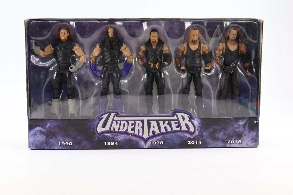 WWE Undertaker Action Figure 5 Pack Mattel 2017 New Sealed
