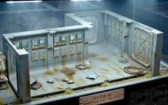 Spaceship Interior Room Diorama 1:12 1:18 3D Printed Terrain 6 or 4 Inch Figures