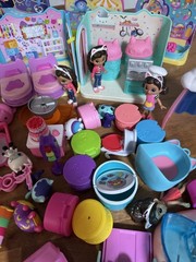 Gabby’s Dollhouse Room Playsets Lot – Figures, Furniture & Accessories Bundle
