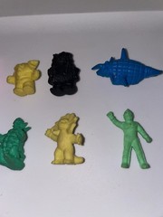 Japan 80s Popy Kaiju Keshi Ultraman Rubber Eraser Vinyl Soft Figure Lot 12