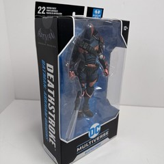 DC Multiverse Deathstroke Batman Arkham Origins McFarlane Figure INCOMPLETE
