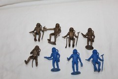 Vintage lot 1960’s MARX MPC Plastic Space Men Astronaut Toy Figures